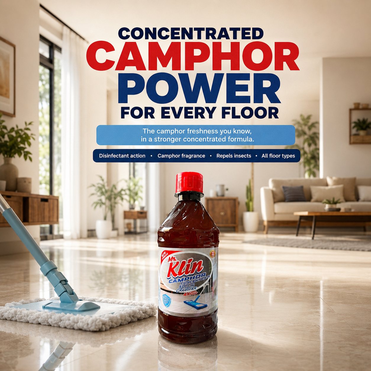 Camphor Concentrate Floor Cleaner view 2